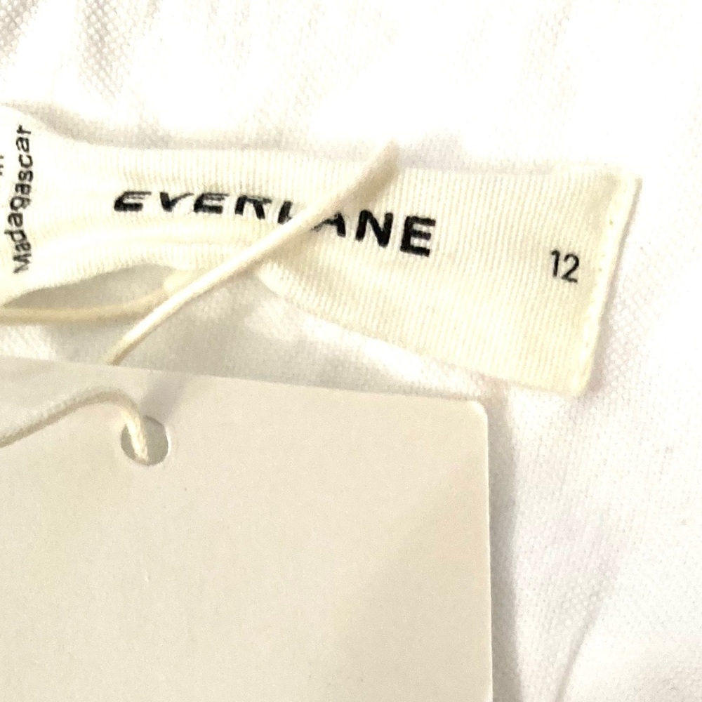 Everlane The Relaxed Oxford Shirt In White Size 12 - Picture 13 of 15